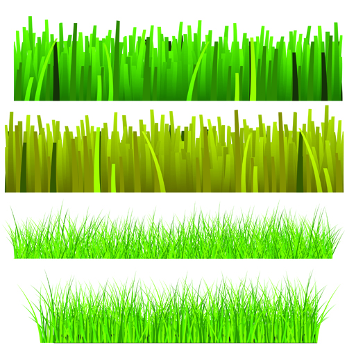 Vector Green Grass Elements set 03 green grass green grass elements element   