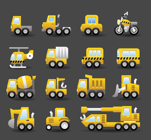 Different transportation Icons vector material 03 vector material transportation material icons icon different   