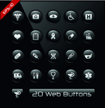 Shiny black web button design vector 01 web button vector shiny button design button   