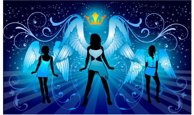 Midnight angel Vector midnight angel   