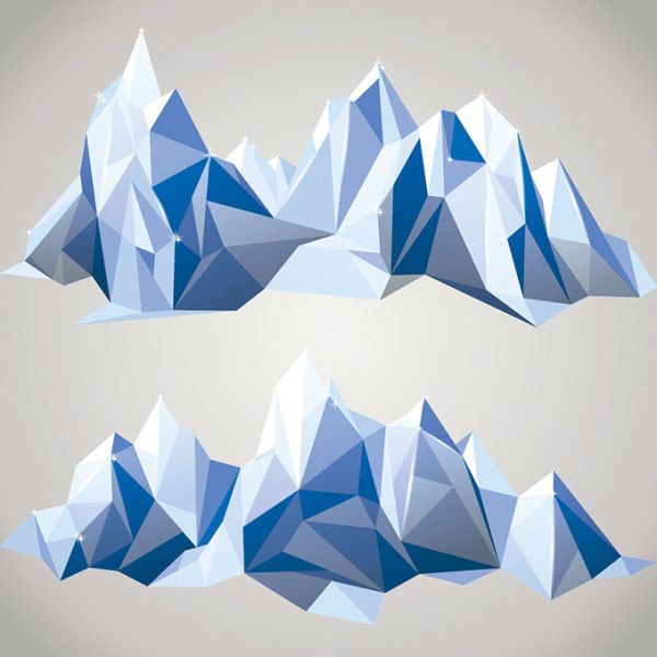 Geometric shapes Iceberg vector material iceberg Geometric Shapes Geometric Shape   