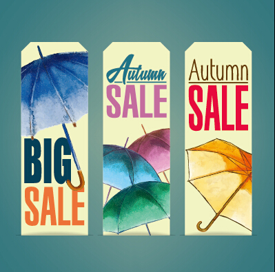 Autumn sale tags design graphics vector 02 tags sale autumn   