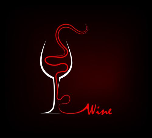 Vector wine background creative design set 12 wine creative background   