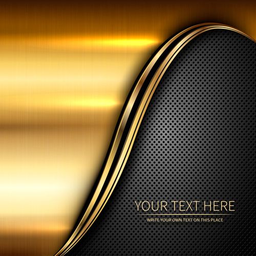 Golden metallic shiny background vector 05 shiny metallic golden background   