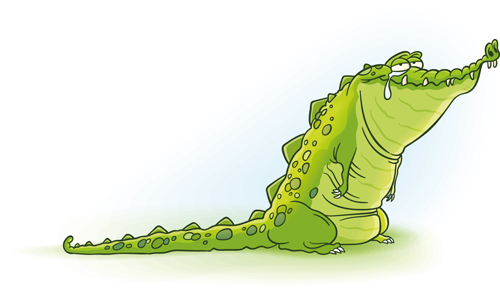 Cute crocodile cartoon styles vectors 08 styles cute crocodile cartoon   