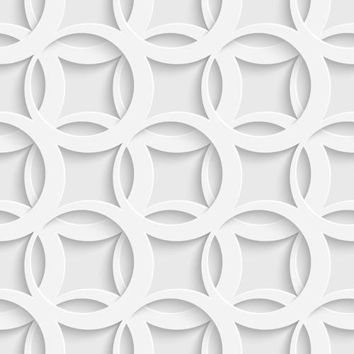 Layered white vector seamless pattern 02 white seamless layered   