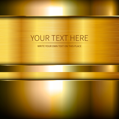 Golden metallic shiny background vector 02 shiny metallic golden background   