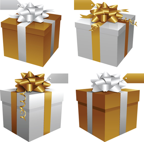 Exquisite Gift boxes design elements vector 05 gift exquisite elements element boxes   