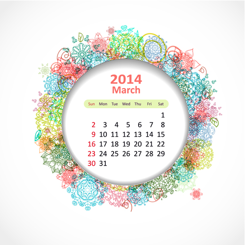 Calendar 2014 vector huge collection 50 Huge collection collection calendar 2014   