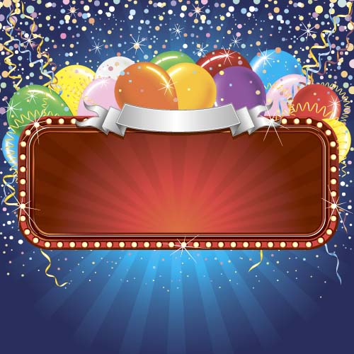 Shininy birthday background creative vector shininy creative birthday background   