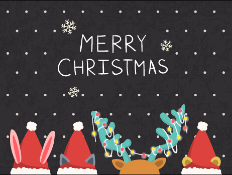 Cartoon style christmas with new year background 01 new year christmas cartoon background   