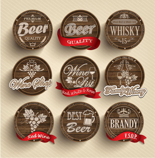 Different labels stickers creative vector set 07 stickers sticker labels label different creative   
