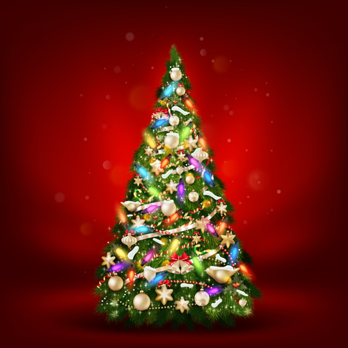 Beautiful Christmas tree 2015 background vector 01 christmas tree christmas beautiful background   