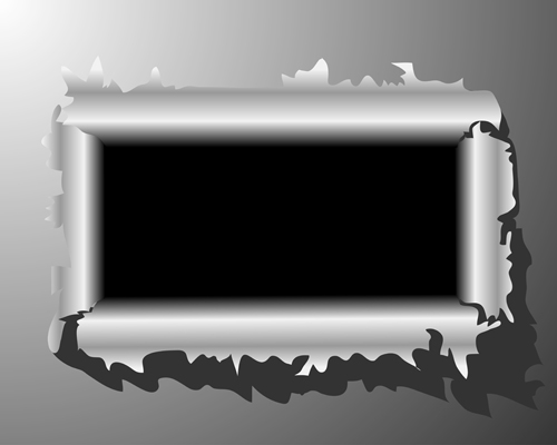 Set of Metal background with hole design vector 04 metal hole   