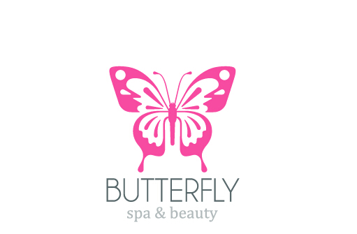 Simple butterfly logo design vector simple logo butterfly   