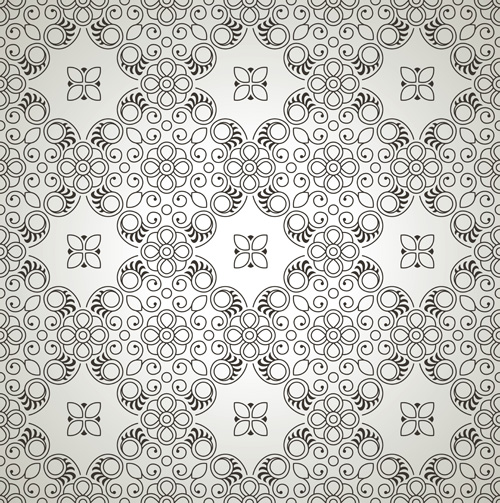 luxurious Floral pattern vector set 03 pattern vector pattern luxurious floral pattern floral   