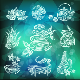 Creative Spa design element vector set 04 spa element creative   