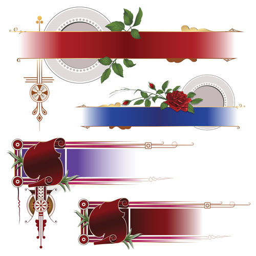 Banners with Decorative vector 01 decorative banners banner   