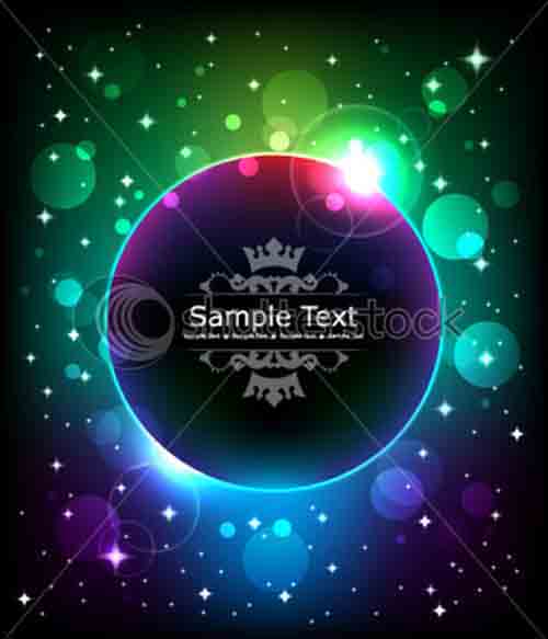 Neon glitter background vector set 03 neon glitter   