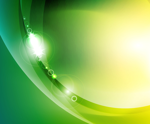 Green wave with shiny background vector wave shiny green background   