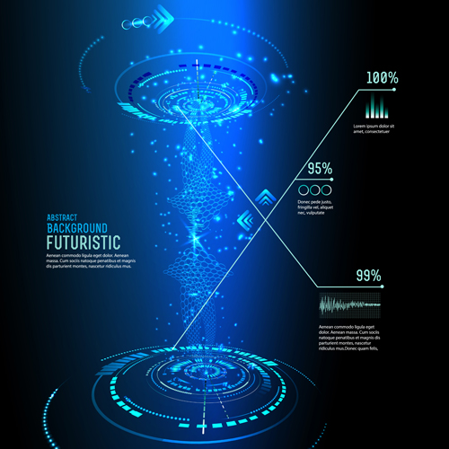 Futuristic tech with abstract background vector 01 tech futuristic background abstract   