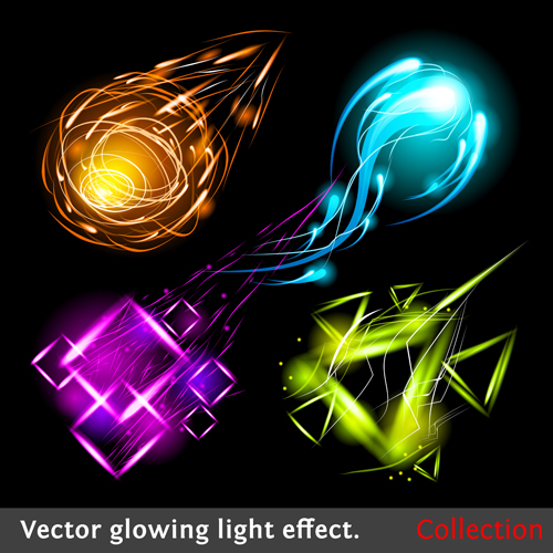 Set of Sparkling Light effects vector material 02 sparkling material light effects effect   