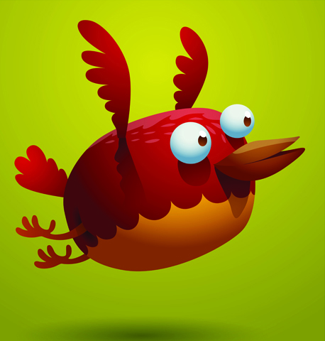 Set of Cartoon funny bird vector 04 funny cartoon bird   