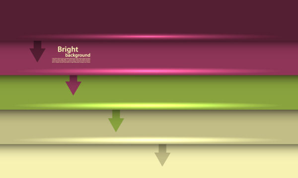 Set of Bright Level vector backgrounds 03 level bright   