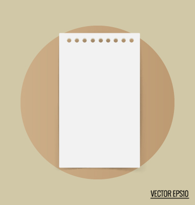 Simple note papers vector material set 05 simple paper note   