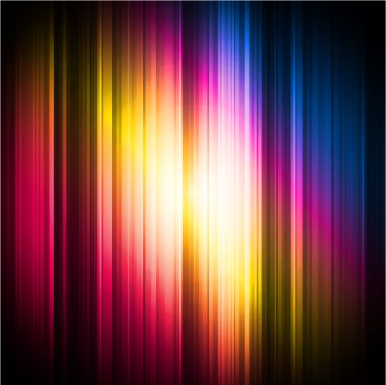 Multicolor light backgrounds vector multicolor light   