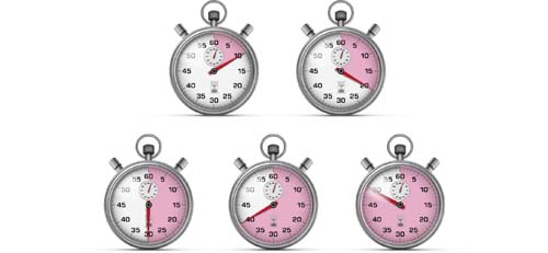 Realistic stopwatch design vectors set 01 stopwatch realistic design   