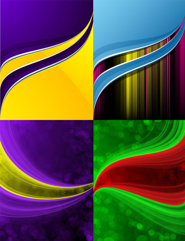 dynamic lines background 95342 wave line lines fantasy dynamic lines curves colorful background   