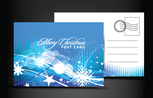 Set of 2013 Christmas greeting card vector material 03 material christmas card 2013   