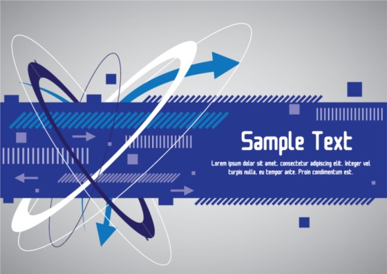 Arrow with technology background vector technology arrow   