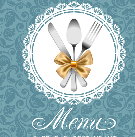 Set of Restaurant menu Cover background vector 04 restaurant menu cover   