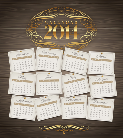 Calendar 2014 vector huge collection 39 Huge collection collection calendar 2014   