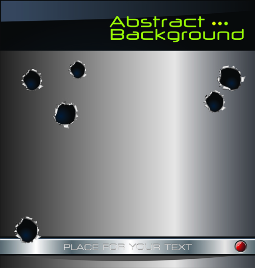 Set of Metal background with hole design vector 05 metal hole   