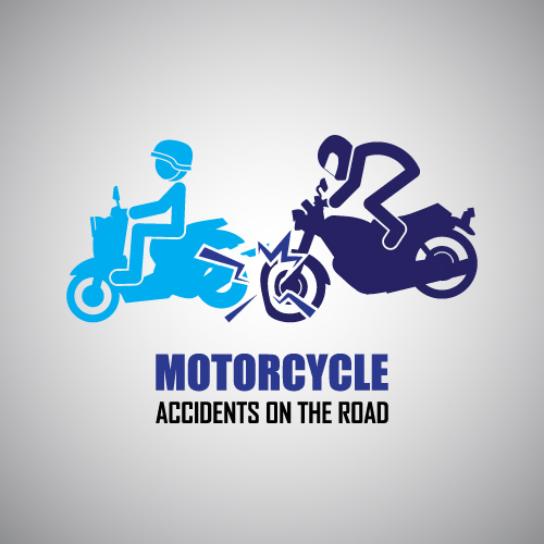 Motorcycle accidents caution logos vector 01 motorcycle logos caution accidents   