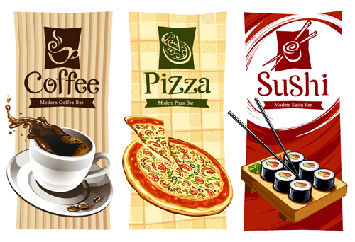 Pizza Menu elements vector 01 pizza menu elements element   