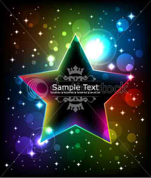 Neon glitter background vector set 04 neon glitter   