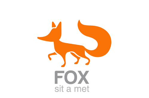 fox design vector logos material material logos fox   