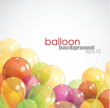 Multicolored balloon background design vector 03 multicolored balloon   