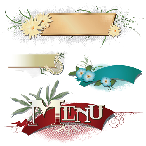 Banners with Decorative vector 02 decorative banner   