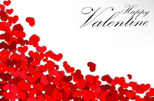 Rose petal valentines day background vector 05 valentines rose petal day background   