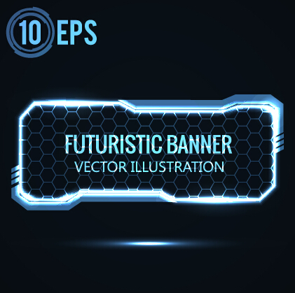 Blue light futuristic illustration vector 02 illustration futuristic blue light   