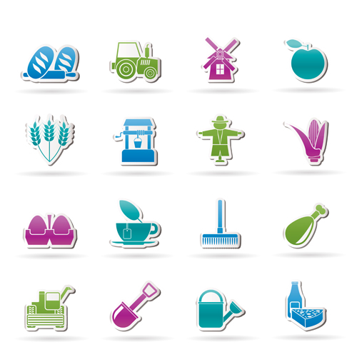 Elements of Food icons set 05 icons icon food   