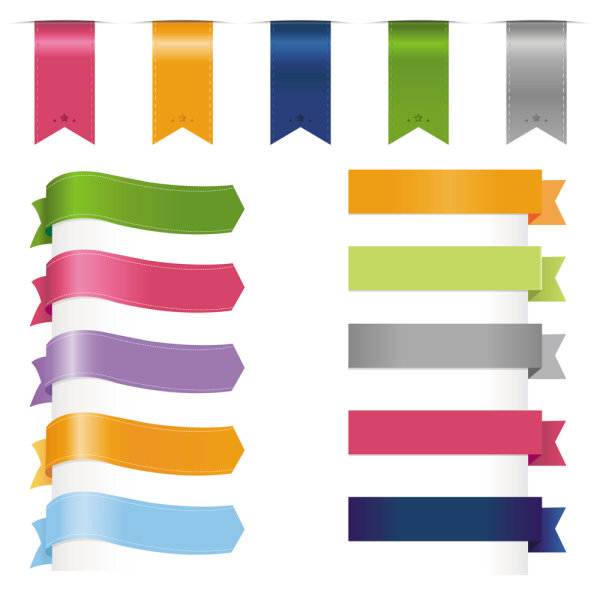 Colorful Label Stickers free vector 01 stickers sticker label colorful   