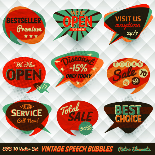 Vintage Bubbles labels vector 02 vintage labels label bubbles bubble   