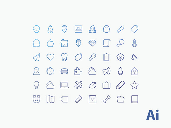Outline icons cute design vector outline icons icon cute   