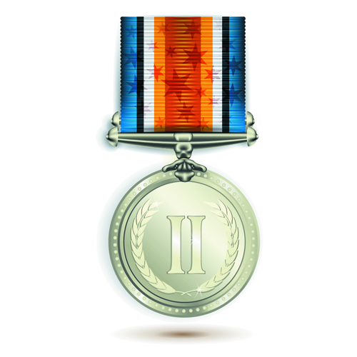 Different Award medal vector set 03 medal different award   